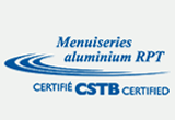 Logo certification CSTB menuiserie aluminium RPT