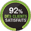 Logo 92 % satisfaction
